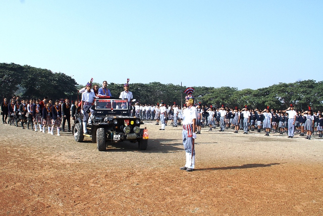Inspection of the Parade.  